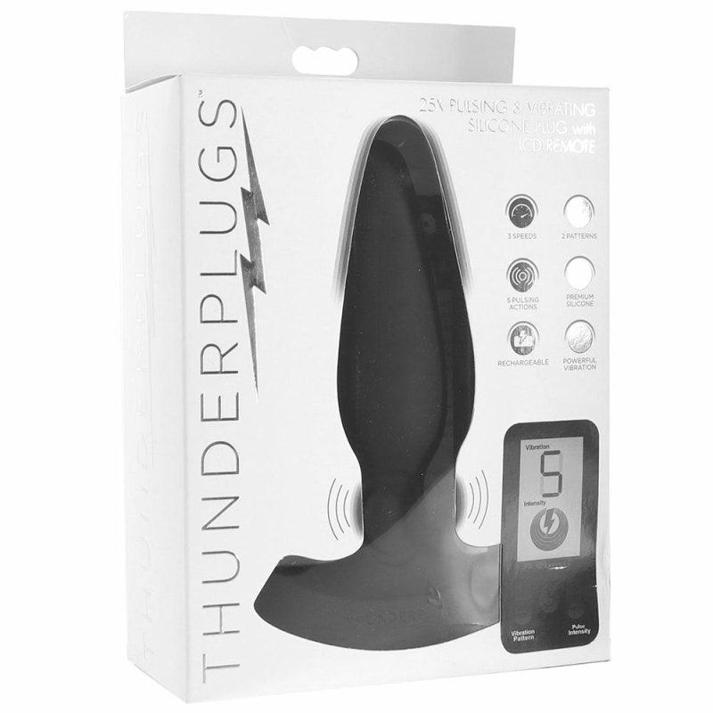 Anal Sex Toys | Thunder Plugs Pulsing & Vibrating Remote Plug Anal Sex Toys Anal Sex Toys