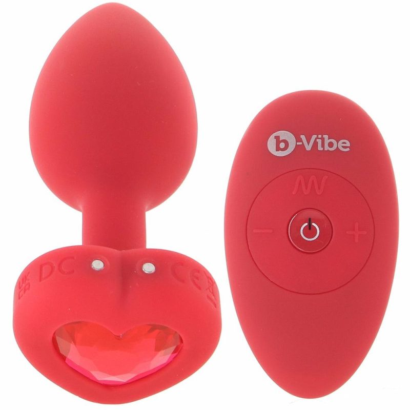 Anal Sex Toys | Vibrating Heart Plug In Red Anal Sex Toys Anal Sex Toys