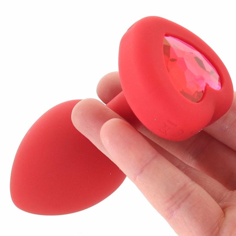 Anal Sex Toys | Vibrating Heart Plug In Red Anal Sex Toys Anal Sex Toys