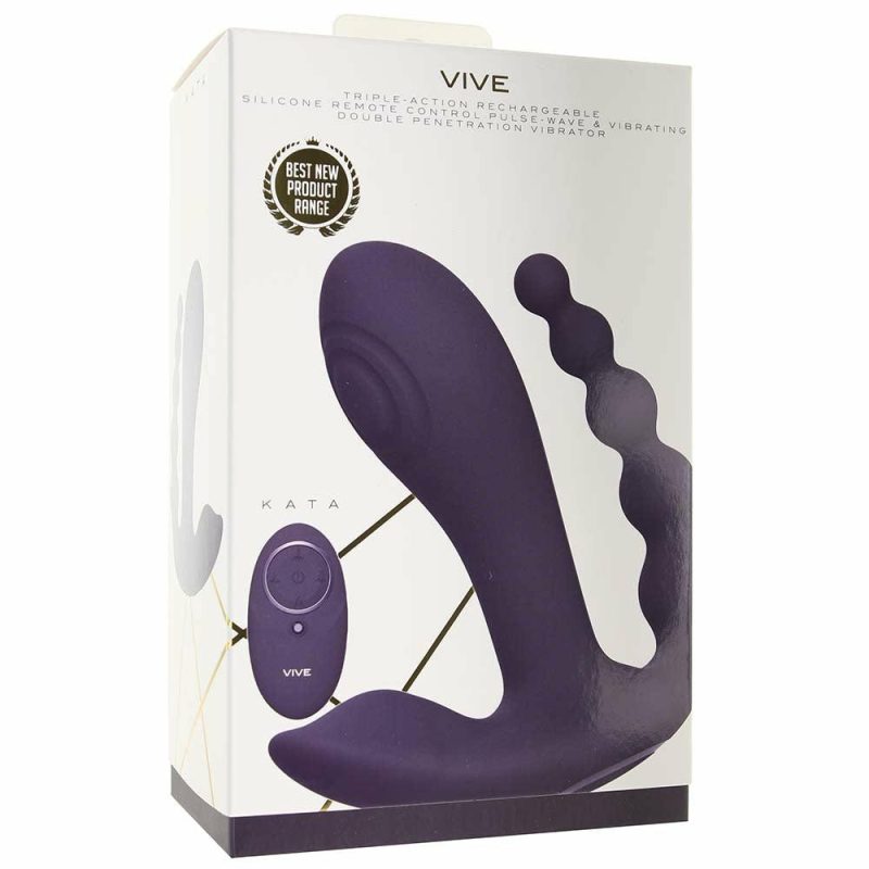 Anal Sex Toys | Vive Kata Pulse Wave Double Penetration Vibe Anal Sex Toys Anal Sex Toys