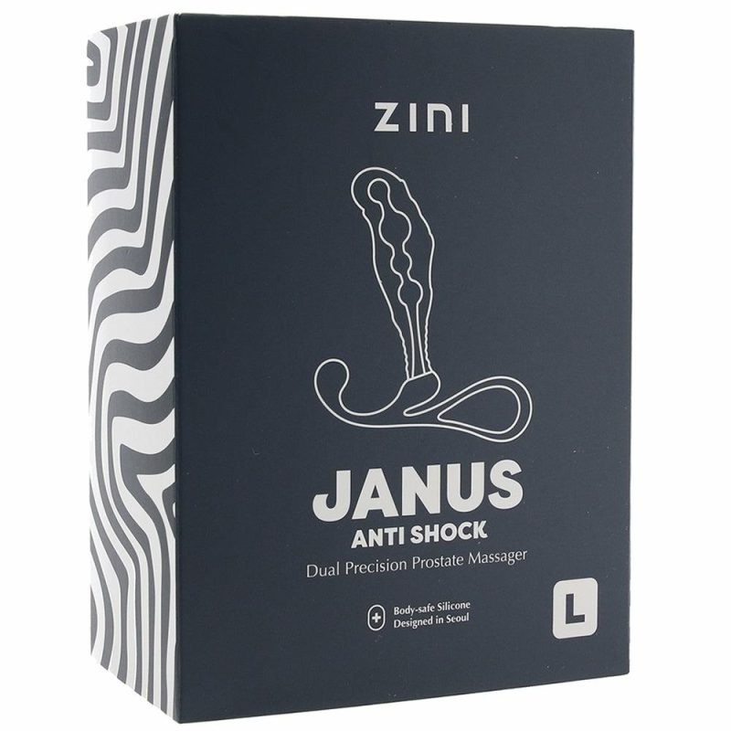 Anal Sex Toys | Zini Janus Black Anti Shock Prostate Massager In L Anal Sex Toys Anal Sex Toys