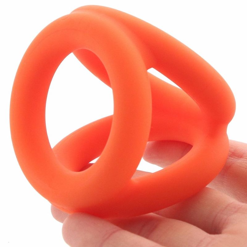 Bondage | Alpha Liquid Silicone Tri-Ring Bondage Bondage