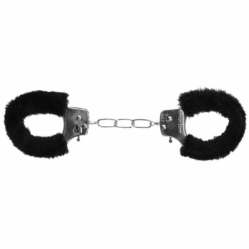 Bondage | Black & White Beginner’s Furry Wrist Cuffs Bondage Bondage