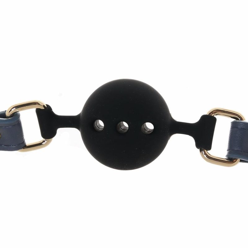 Bondage | Bondage Couture Ball Gag In Blue Bondage Bondage