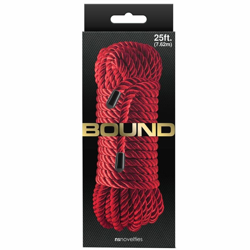 Bondage | Bound 25 Foot Rope In Red Bondage Bondage