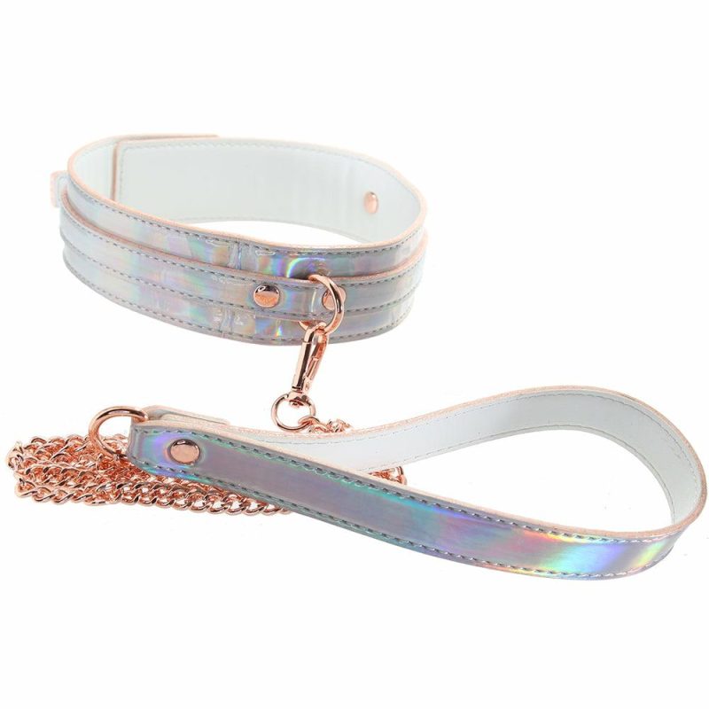 Bondage | Cosmo Bondage Holographic Collar And Leash Bondage Bondage