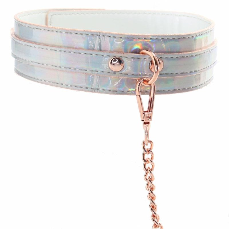 Bondage | Cosmo Bondage Holographic Collar And Leash Bondage Bondage