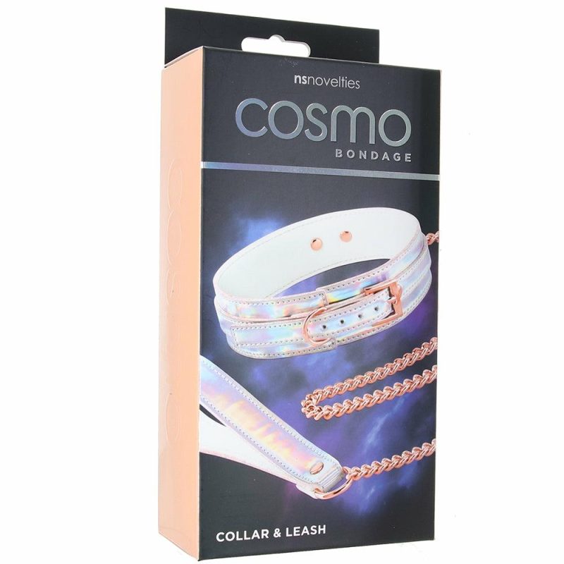 Bondage | Cosmo Bondage Holographic Collar And Leash Bondage Bondage