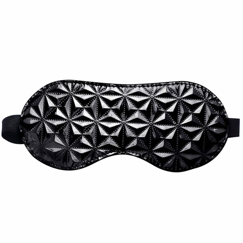 Bondage | Diamond Blackout Blindfold In Black Bondage Bondage