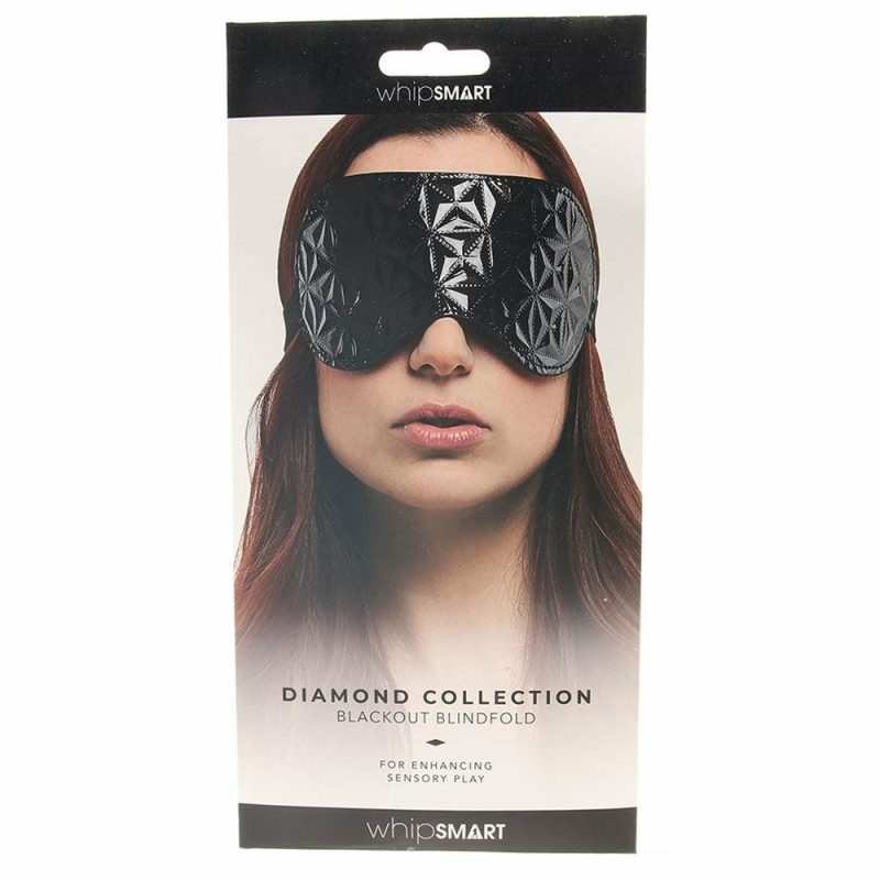 Bondage | Diamond Blackout Blindfold In Black Bondage Bondage