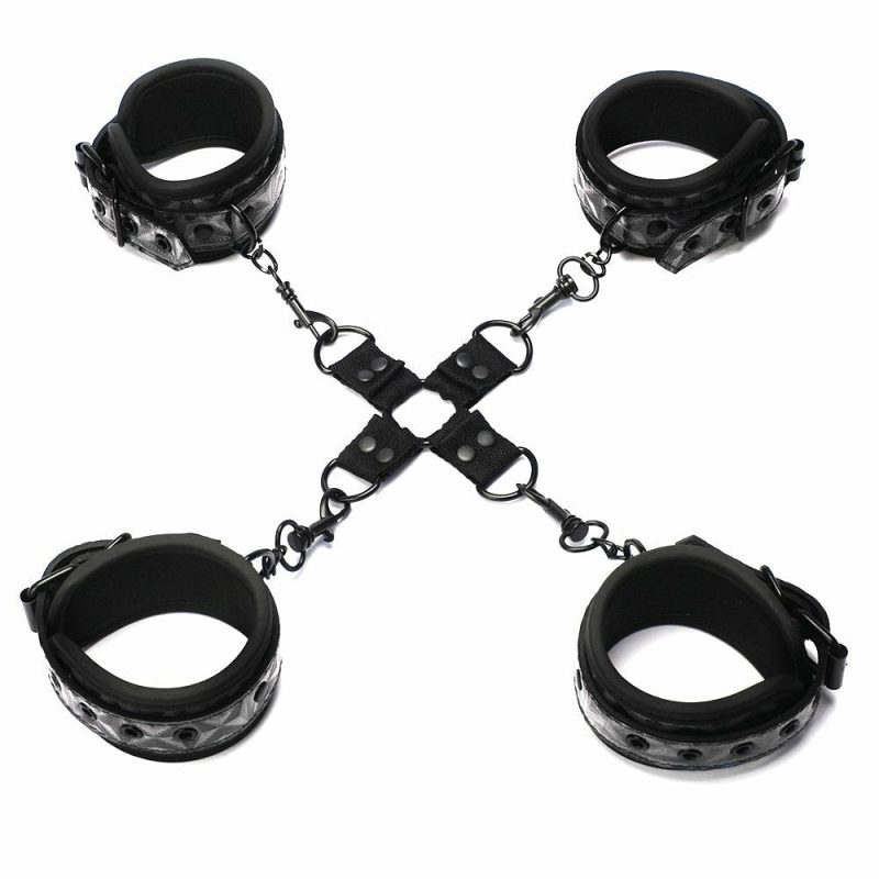 Bondage | Diamond Deluxe Hogtie In Black Bondage Bondage