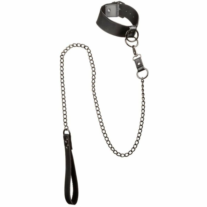 Bondage | Euphoria Collar With Chain Leash Bondage Bondage