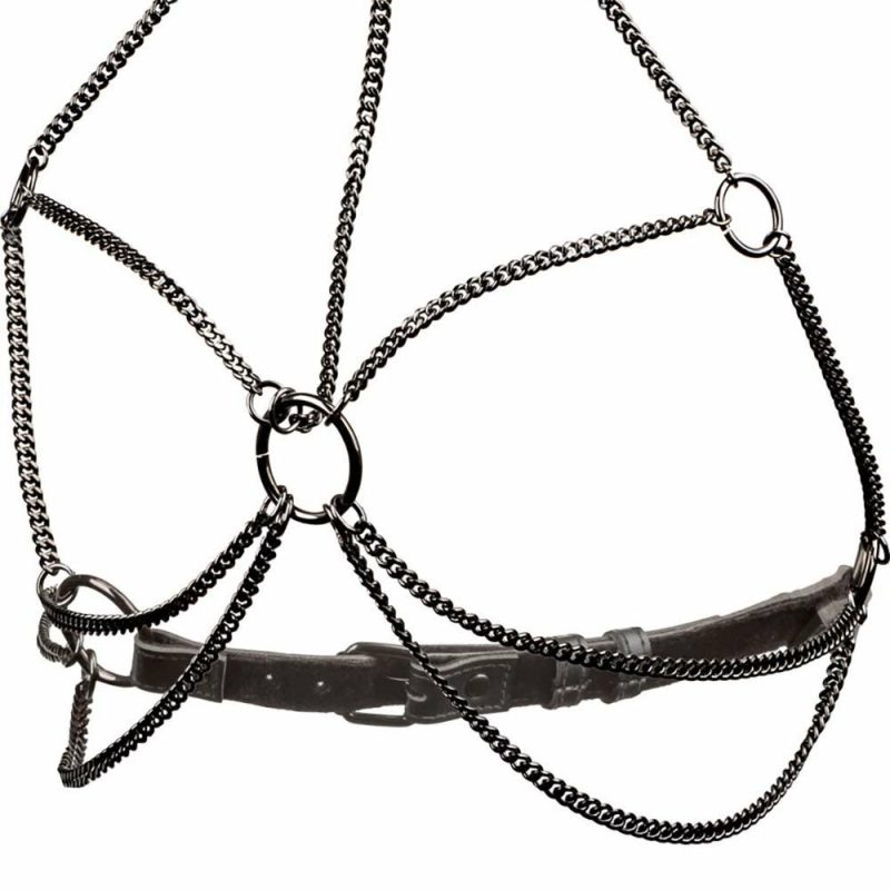 Bondage | Euphoria Multi Chain Collar Harness In Os Bondage Bondage