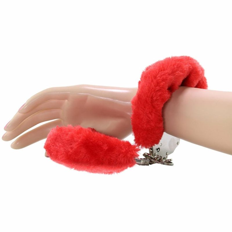 Bondage | Fetish Fantasy Beginner’s Furry Cuffs In Red Bondage Bondage