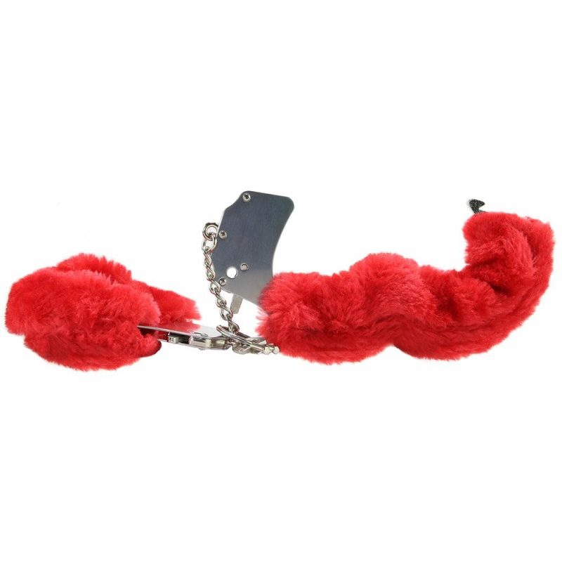 Bondage | Fetish Fantasy Beginner’s Furry Cuffs In Red Bondage Bondage