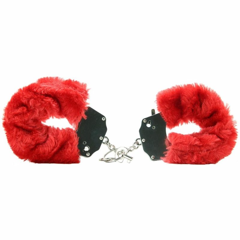 Bondage | Fetish Fantasy Furry Cuffs In Red Bondage Bondage