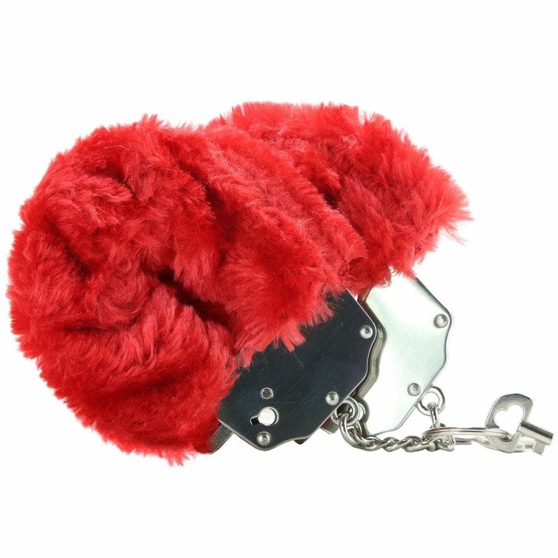 Bondage | Fetish Fantasy Furry Cuffs In Red Bondage Bondage