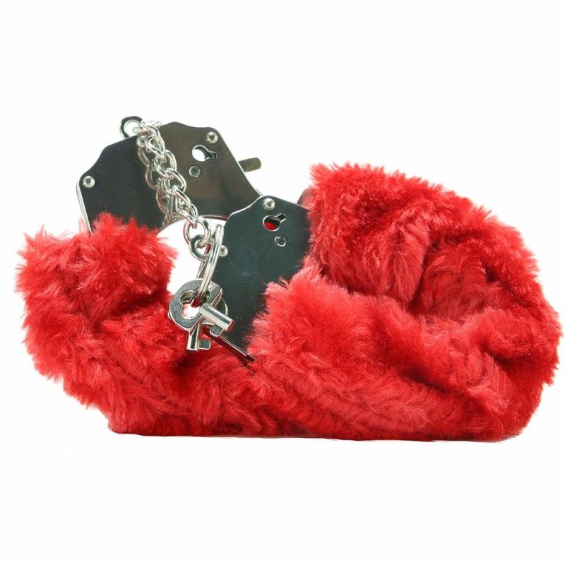 Bondage | Fetish Fantasy Furry Cuffs In Red Bondage Bondage