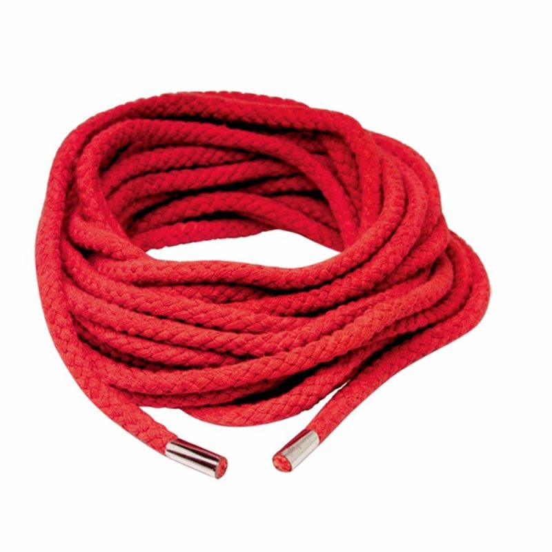 Bondage | Fetish Fantasy Series 35 Foot Japanese Silk Rope In Red Bondage Bondage