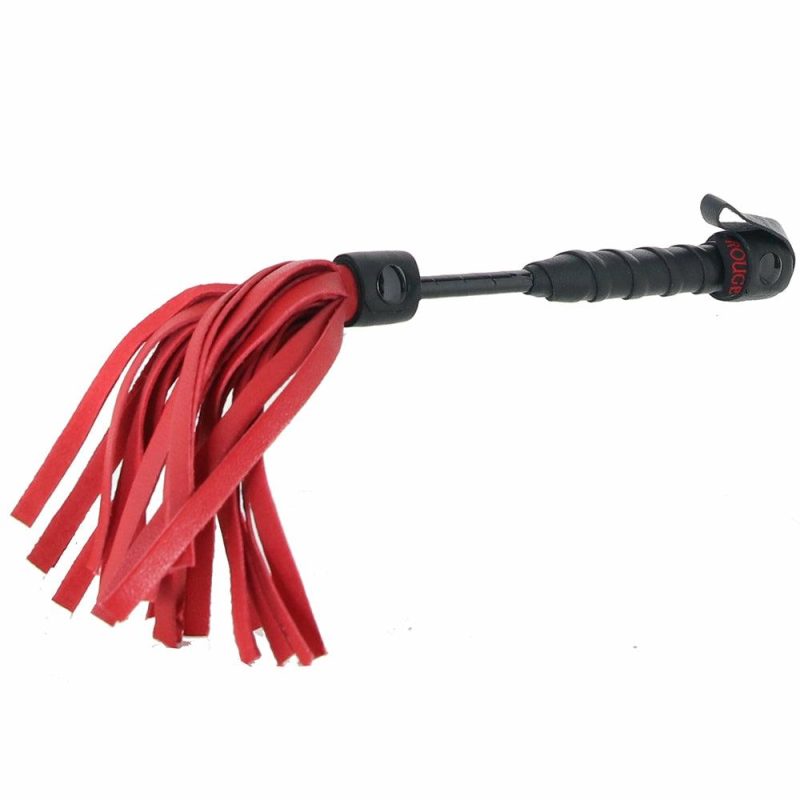 Bondage | Leather Mini Flogger In Red Bondage Bondage