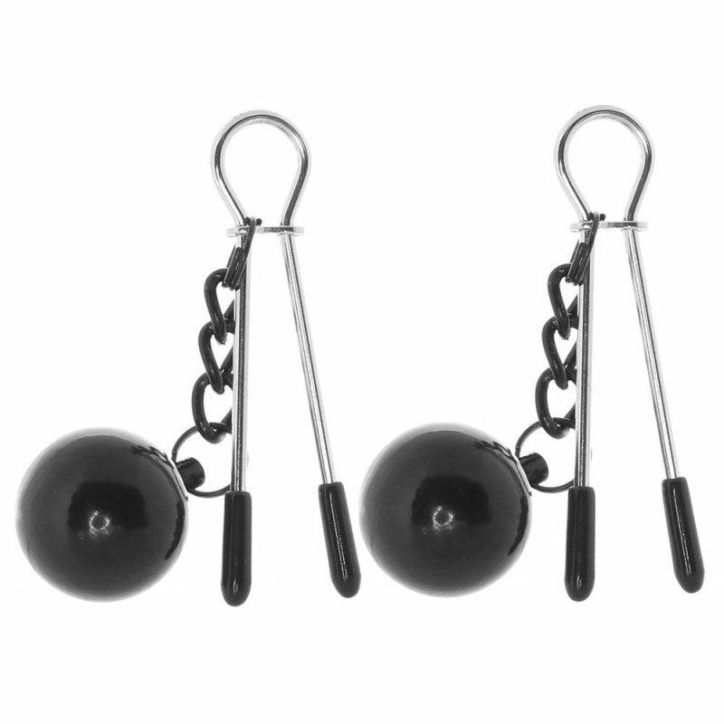 Bondage | Nipple Grips Weighted Tweezer Nipple Clamps Bondage Bondage