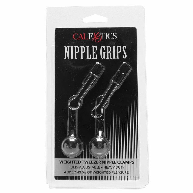 Bondage | Nipple Grips Weighted Tweezer Nipple Clamps Bondage Bondage