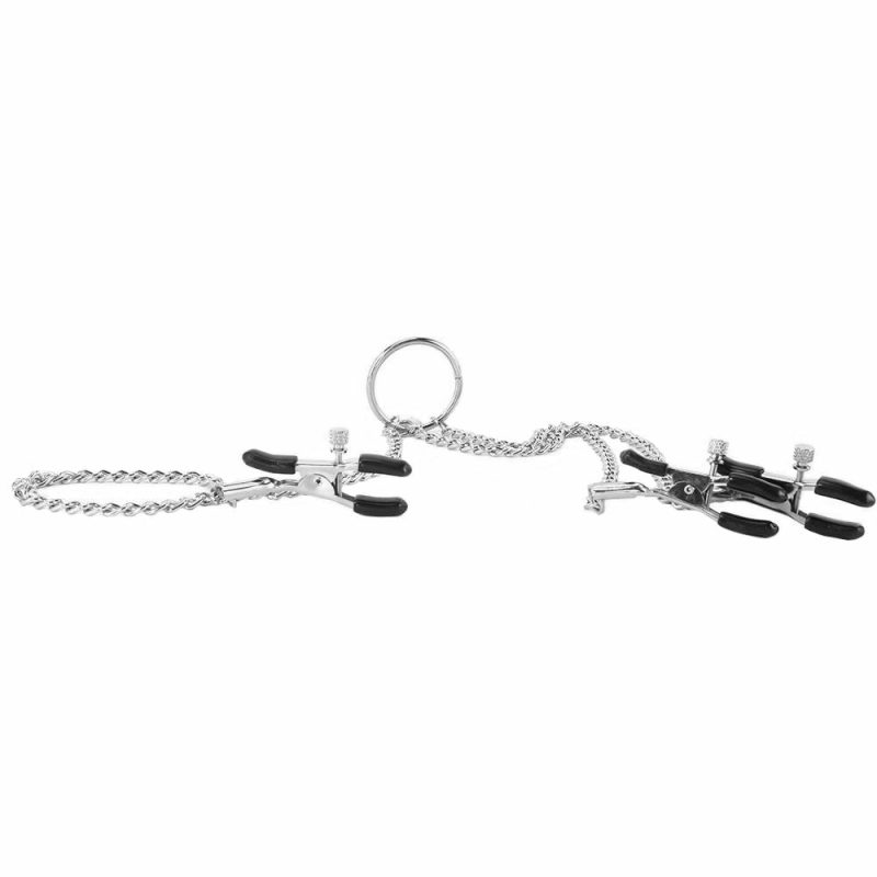 Bondage | Nipple Play Triple Intimate Clamps In Silver Bondage Bondage