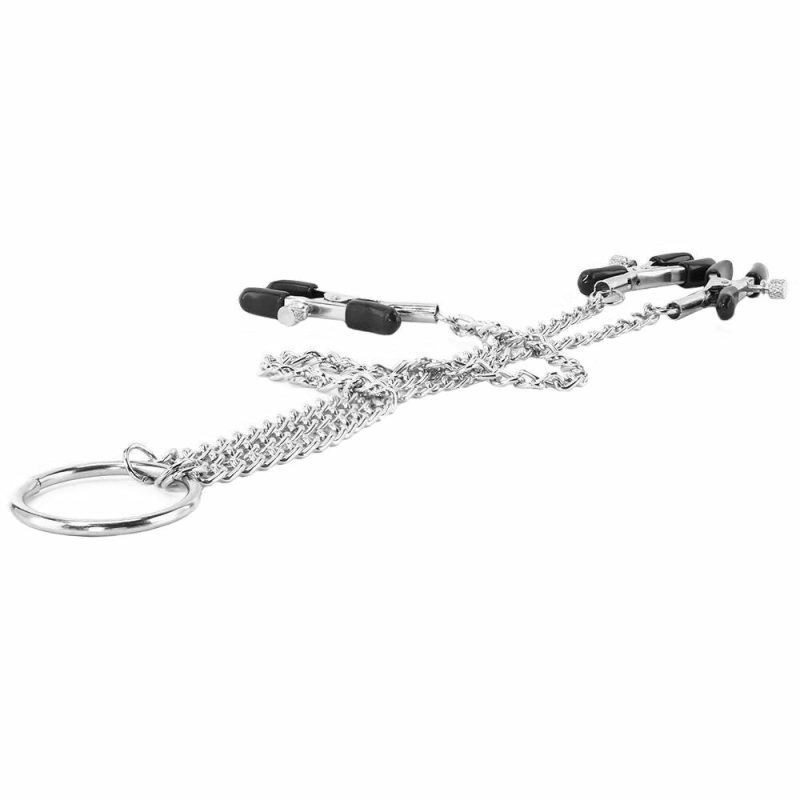 Bondage | Nipple Play Triple Intimate Clamps In Silver Bondage Bondage