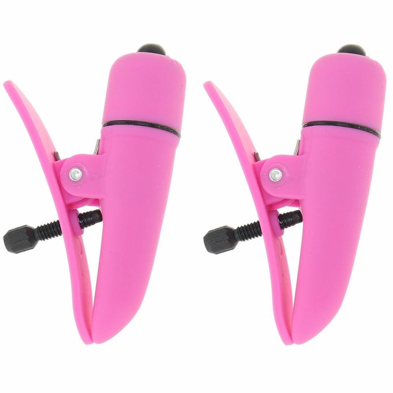 Bondage | Nipple Play Vibrating Nipplettes In Pink Bondage Bondage