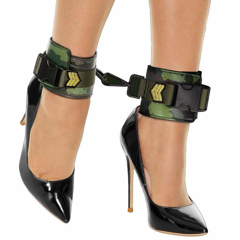 Bondage | Ouch! Army Themed Ankle Cuffs Bondage Bondage