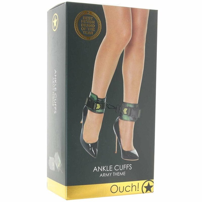 Bondage | Ouch! Army Themed Ankle Cuffs Bondage Bondage