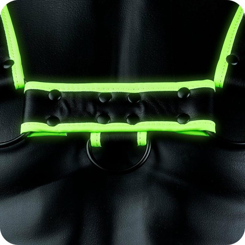 Bondage | Ouch! Glow In The Dark Bulldog Harness In L/Xl Bondage Bondage