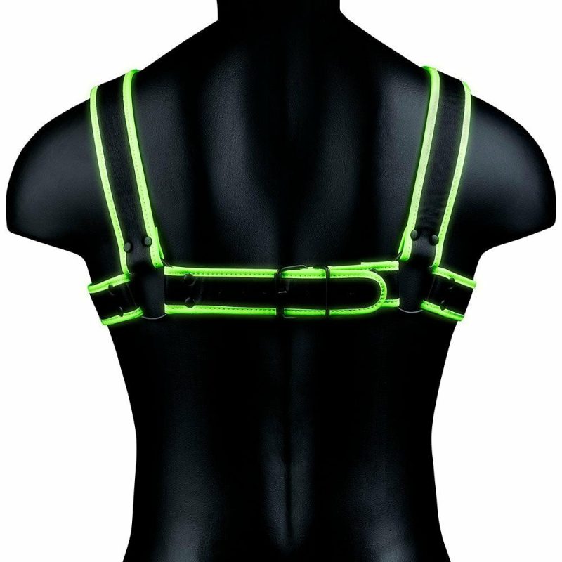 Bondage | Ouch! Glow In The Dark Bulldog Harness In L/Xl Bondage Bondage