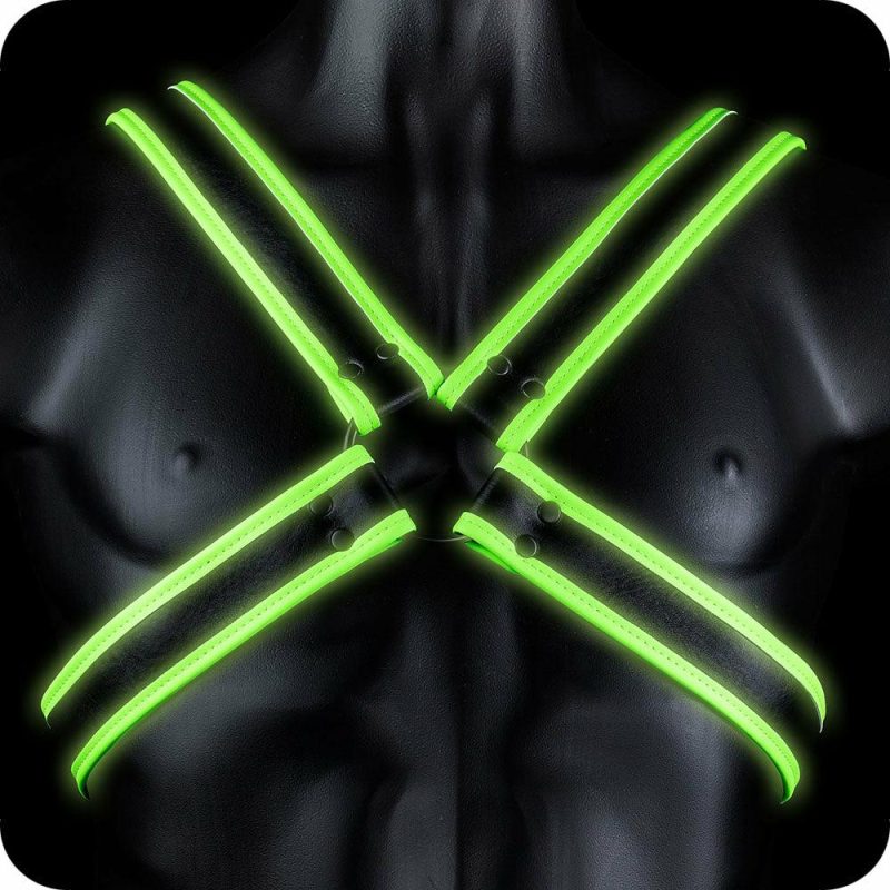 Bondage | Ouch! Glow In The Dark Cross Harness /M Bondage Bondage