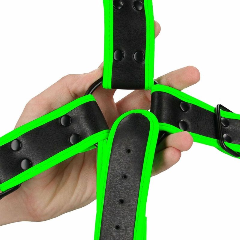 Bondage | Ouch! Glow In The Dark Cross Harness /M Bondage Bondage