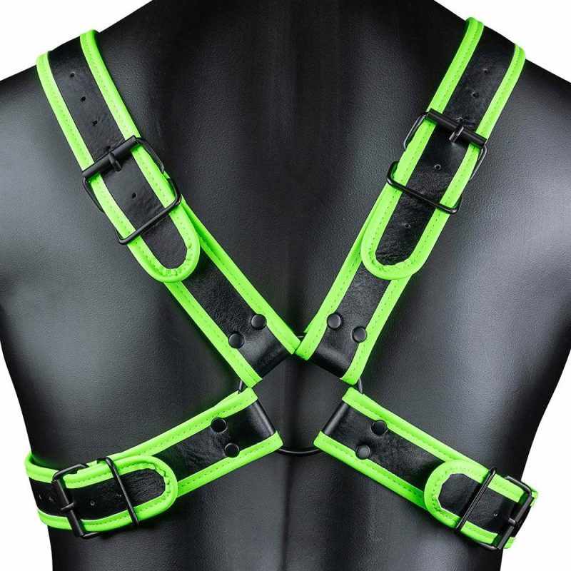 Bondage | Ouch! Glow In The Dark Cross Harness /M Bondage Bondage