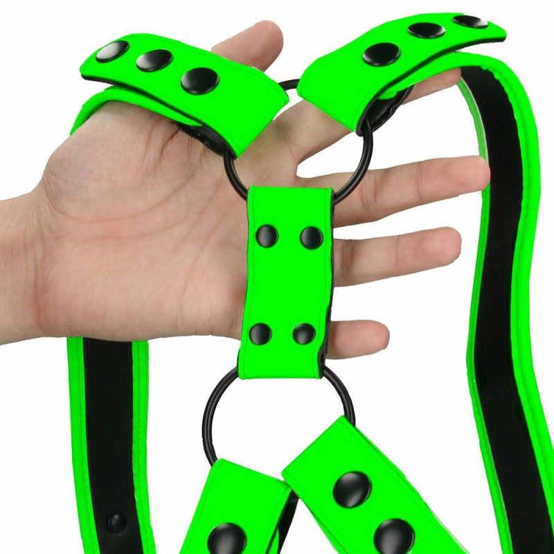 Bondage | Ouch! Glow In The Dark Sling Harness In L/Xl Bondage Bondage