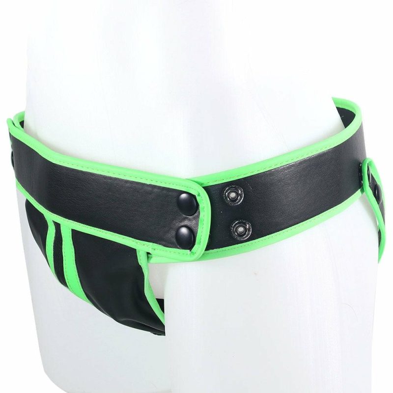 Bondage | Ouch! Glow In The Dark Striped Jock Strap In S/M Bondage Bondage