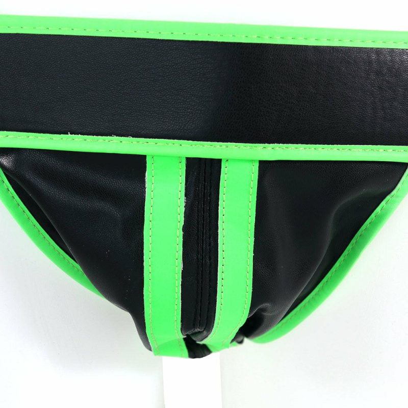 Bondage | Ouch! Glow In The Dark Striped Jock Strap In S/M Bondage Bondage