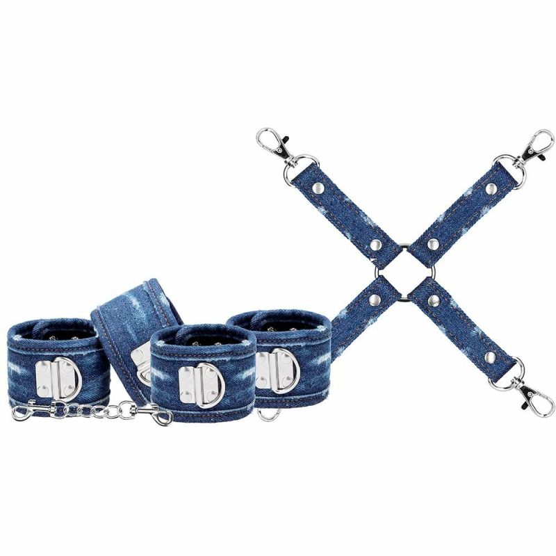 Bondage | Ouch! Tough Denim Style Bondage Kit Bondage Bondage