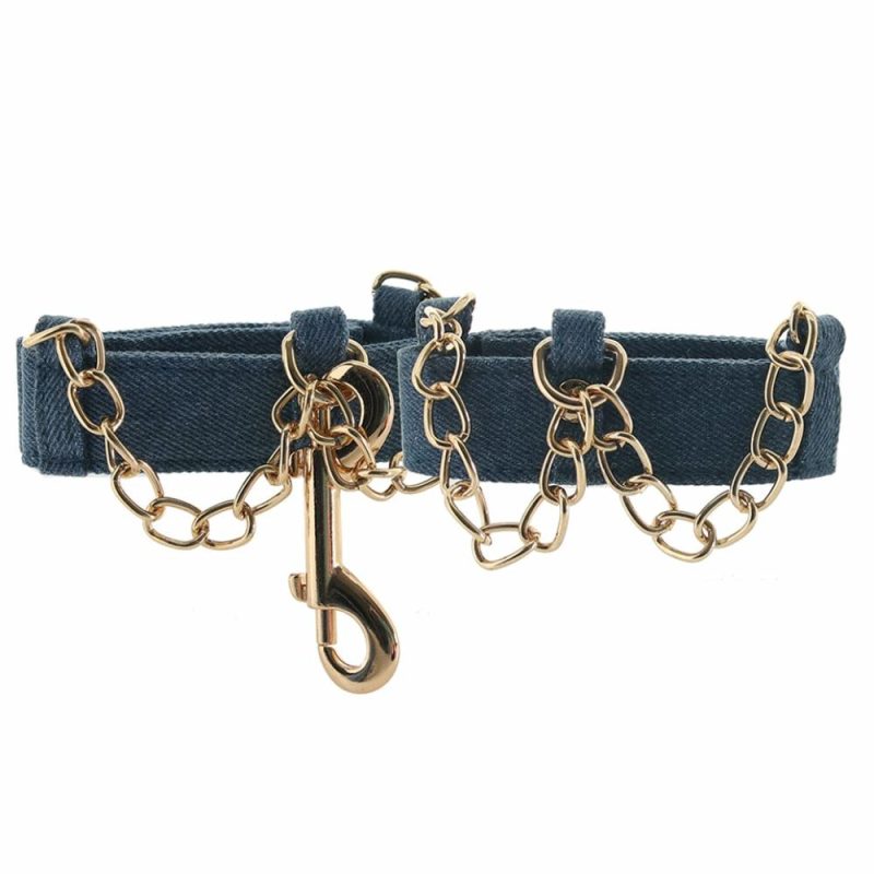 Bondage | Ride ‘Em Denim Wrist Cuffs Bondage Bondage