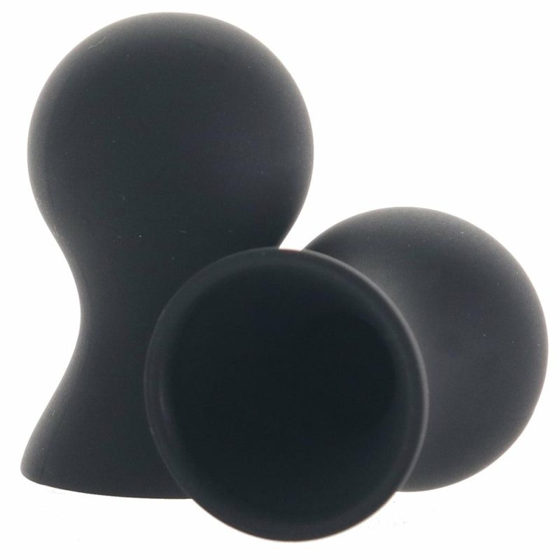 Bondage | Size Up Silicone Nipple Suckers In Black Bondage Bondage