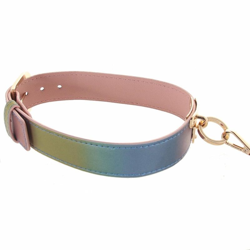 Bondage | Spectra Bondage Collar & Leash In Rainbow Bondage Bondage