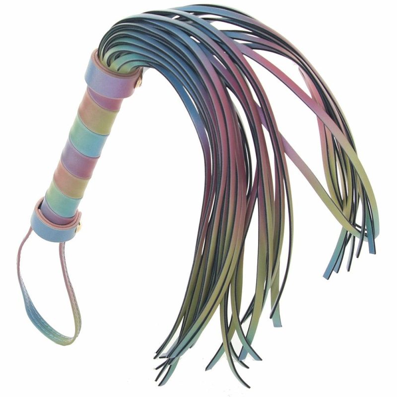 Bondage | Spectra Bondage Flogger In Rainbow Bondage Bondage