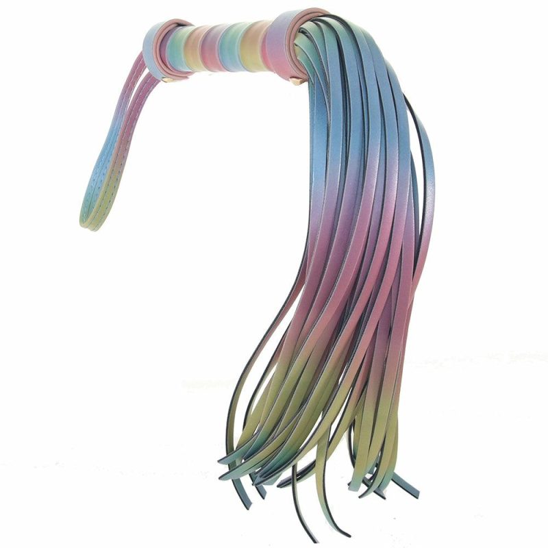 Bondage | Spectra Bondage Flogger In Rainbow Bondage Bondage