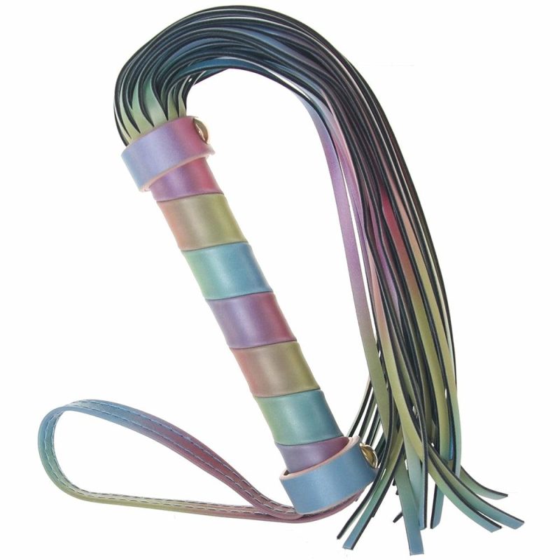 Bondage | Spectra Bondage Flogger In Rainbow Bondage Bondage