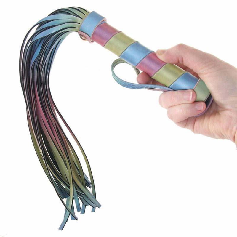 Bondage | Spectra Bondage Flogger In Rainbow Bondage Bondage