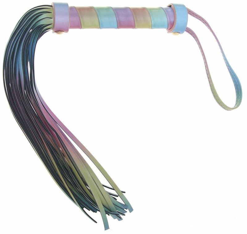 Bondage | Spectra Bondage Flogger In Rainbow Bondage Bondage