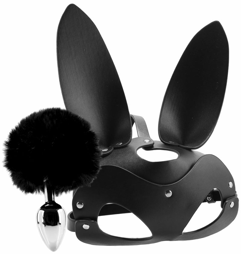 Bondage | Tailz Bunny Tail Anal Plug & Mask Set Anal Sex Toys Anal Sex Toys