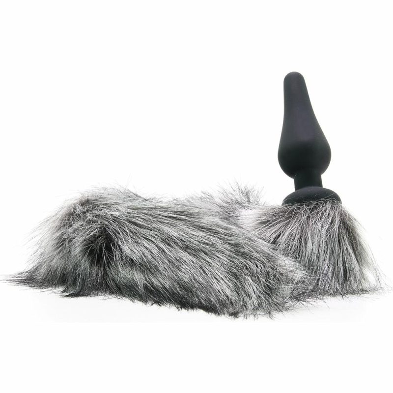 Bondage | Tailz Grey Wolf Tail Anal Plug & Ears Set Anal Sex Toys Anal Sex Toys